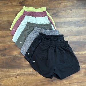 Lululemon Track That Shorts Bundle 5” Sz 4
